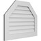 Ekena Millwork Octagonal Top Surface Mount PVC Gable Vent w/ 3-1/2"W x 1"P Standard Frame, 34"W x 26"H GVPOT34X2601SN - alternate 2